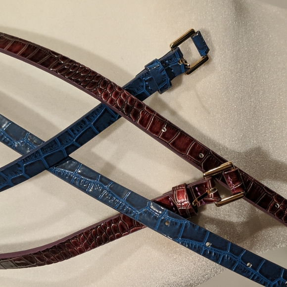 J. Crew Accessories Set Of Two Jcrew Belts Poshmark